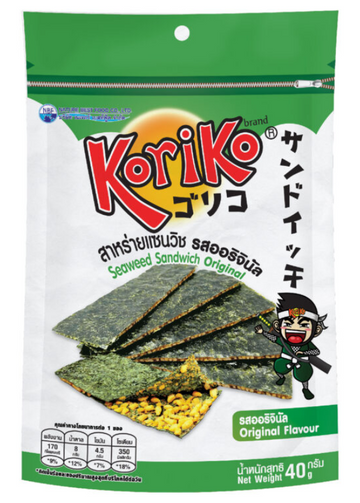 Koriko 米香夾心海苔脆片 (原味) 40g