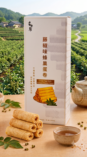 白千層 蜂巢蛋卷（藤椒味）78g