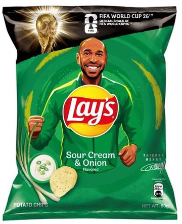 Lay's 樂事酸忌廉洋蔥著片50g（亨利限定包裝）
